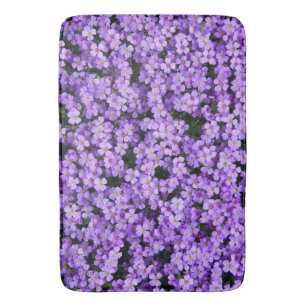 Alfombrilla De Baño Flores violetas -