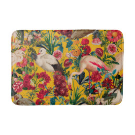 ALFOMBRILLA DE BAÑO FLORES Y AVES XVIII