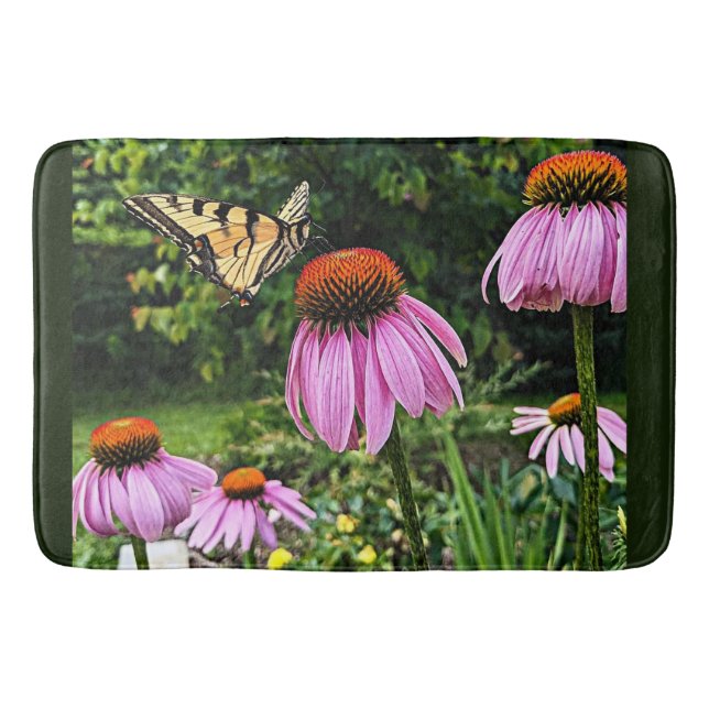 ALFOMBRILLA DE BAÑO FLORES Y MARIPOSAS (Anverso)