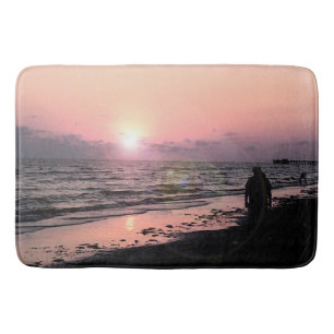Alfombrilla De Baño Florida Beach Sunset