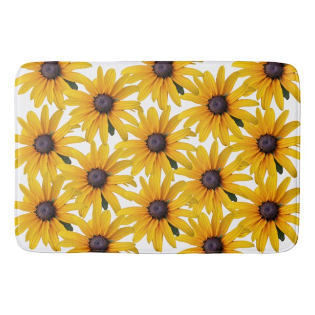 Alfombrilla De Baño Flower amarillas Fun Fun Bath Mat (Anverso)