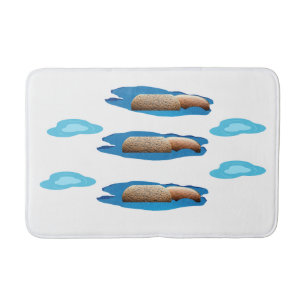 Alfombrilla De Baño Focos y bathmat de piedra