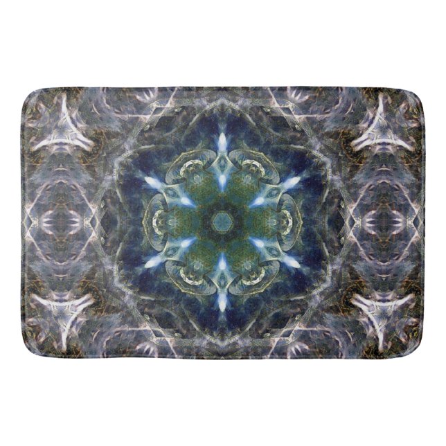 Alfombrilla De Baño Folk Mandala Bath Mat (Anverso)