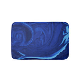 Alfombrilla De Baño Fondo azul cobalto texturizado a mano