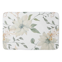 Fondo clásico blanco floral botánico