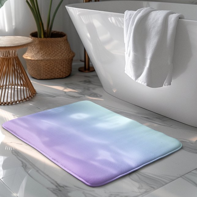 Alfombrilla De Baño Fondo de degradado azul y púrpura suave (Subido por el creador)