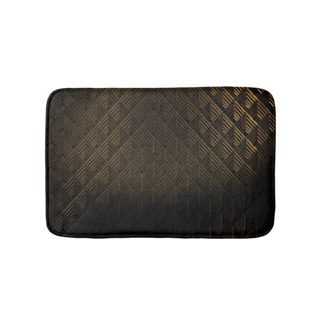 Alfombrilla De Baño Fondo de Ilustracion 3D Art Deco (Anverso)