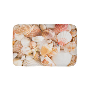 Alfombrilla De Baño Fondo de las casetas: tema marino.