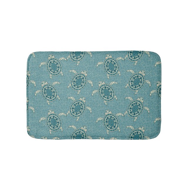 Alfombrilla De Baño fondo de las tortugas (Anverso)