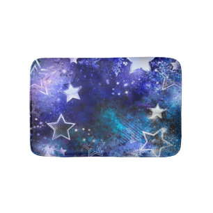 Alfombrilla De Baño Fondo espacial con estrellas