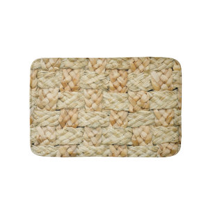 Alfombrilla De Baño Fondo natural de textura de paja