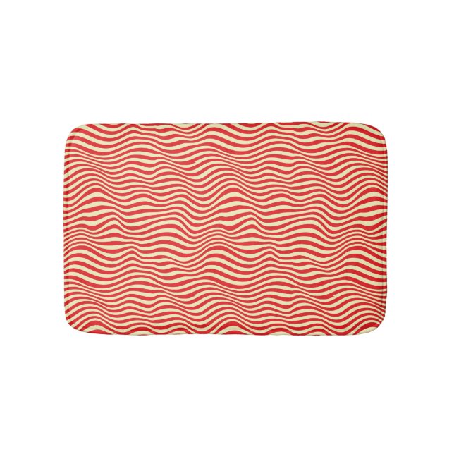 Alfombrilla De Baño Fondo rayado (Anverso)