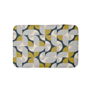 Alfombrilla De Baño Fondo retro de cosecha geométrica moderna