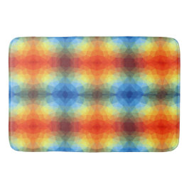 Alfombrilla De Baño Forma geométrica de arcoíris moderna