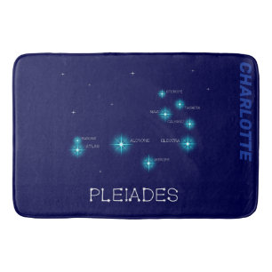 Alfombrilla De Baño Formación Estrella de las Pléyades del Hemisferio