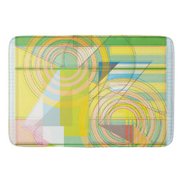 Alfombrilla De Baño Formas de línea geométrica Mat de baño