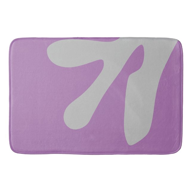 Alfombrilla De Baño Formas modernas de arte abstracto mínimo (Anverso)