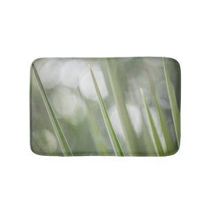 Alfombrilla De Baño Foto de la vegetación de la planta verde