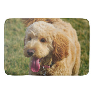 Alfombrilla De Baño Foto de perro Goldendoodle