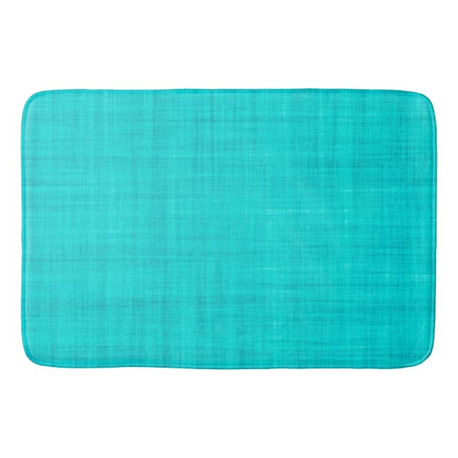 Alfombrilla De Baño Foto textil de tela Verde azulada (Anverso)