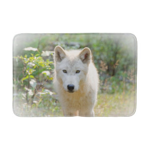 Alfombrilla De Baño Fotografía animal, Lobo gris