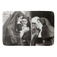 Fotografía de las monjas humeantes de la época