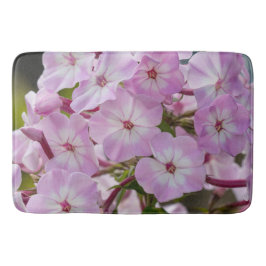Alfombrilla De Baño Fotografía Floral Rosa Phlox