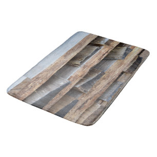 Alfombrilla De Baño Fotografía natural de madera de palet de madera d