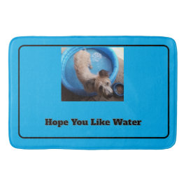 Alfombrilla De Baño Fotos y texto de perros reemplazables y divertidos