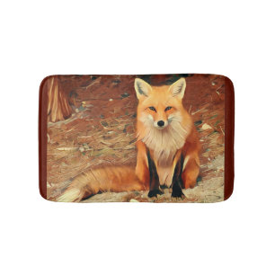 Alfombrilla De Baño Fox rojo