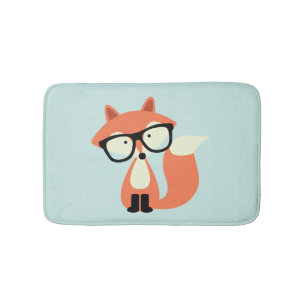 Alfombrilla De Baño Fox rojo del inconformista