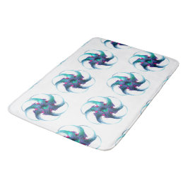 Alfombrilla De Baño Fractal Fantasy Swirls Bath Mat