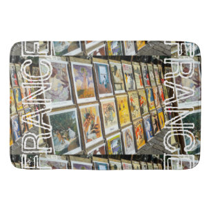 Alfombrilla De Baño Francia Paris Cityscape Montmartre Art Sale