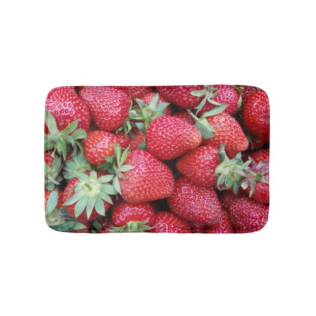 Alfombrilla De Baño fresas frescas (Anverso)