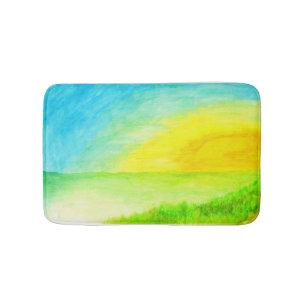 Alfombrilla De Baño "Frontera Sundown"