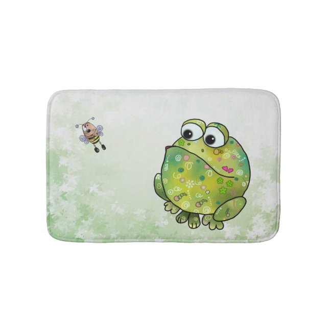 Alfombrilla De Baño Frosch und Biene (Anverso)