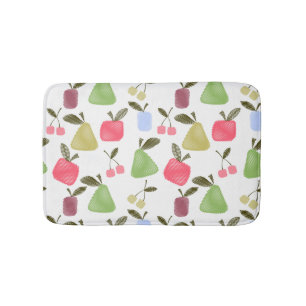 Alfombrilla De Baño Frutas de personalizado sin foco raspadas manzanas