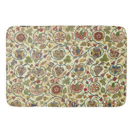 Alfombrilla De Baño Frutas y flores de bordado de trabajo de tripulaci