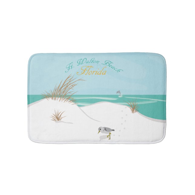 Alfombrilla De Baño Ft. Walton Beach (Florida) (Anverso)