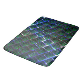 Alfombrilla De Baño Fundo de imagem verde solapa flutuando.