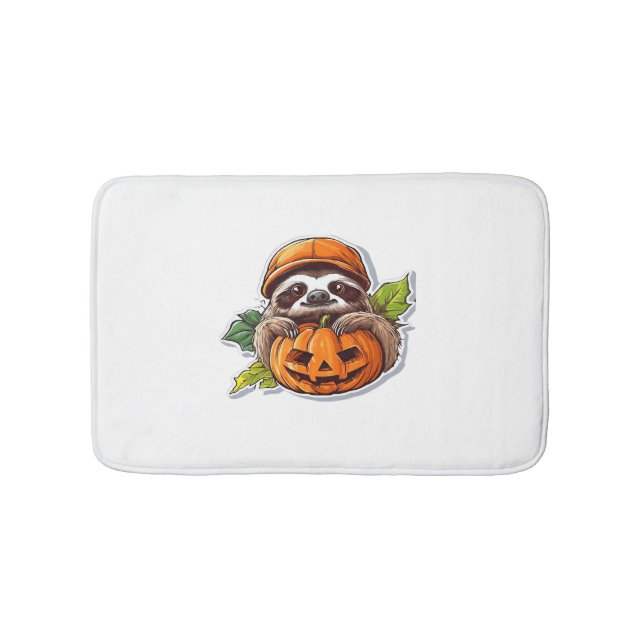 Alfombrilla De Baño Funny Camiseta Clásica Pegatina de Halloween (Anverso)