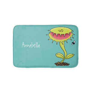 Alfombrilla De Baño Funny carnívoro Venus trampa de mosca personalizad