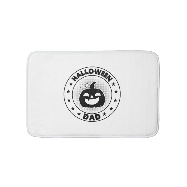 Alfombrilla De Baño Funny Halloween Dad Halloween (Anverso)