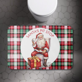 Alfombrilla De Baño Funny Personalizado Santa Claus Toilet cita a Navi
