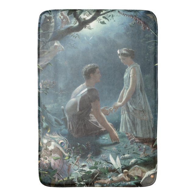 Alfombrilla De Baño Furries: El sueño de Shakespeare de una noche de v (Frente vertical)