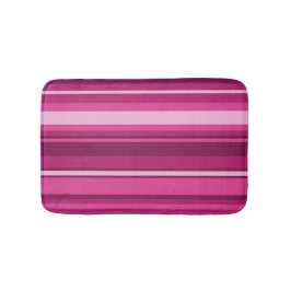 Alfombrilla De Baño Fuschia stripes