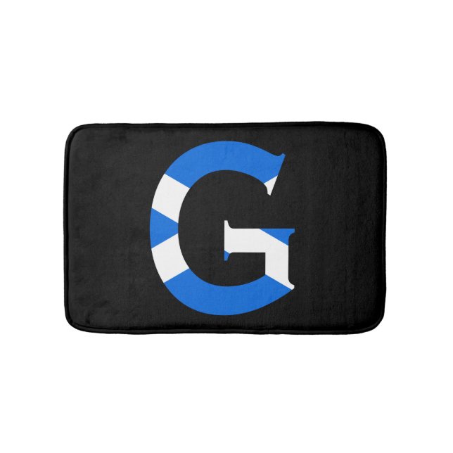 Alfombrilla De Baño G Monograma sobrepuesto en bmcnt de la bandera esc (Anverso)