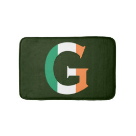 Alfombrilla De Baño G Monograma sobrepuesto sobre el bmcnt de la bande