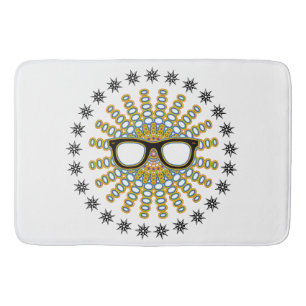 Alfombrilla De Baño Gafas de nerd soleadas + tu trasero. e ideas
