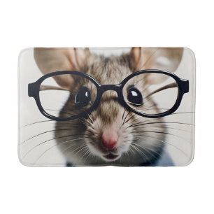 Alfombrilla De Baño Gafas de uso de ratón de campo